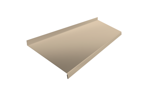 Отлив простой 200 0,45 PE с пленкой RAL 1015 светлая слоновая кость (2м)