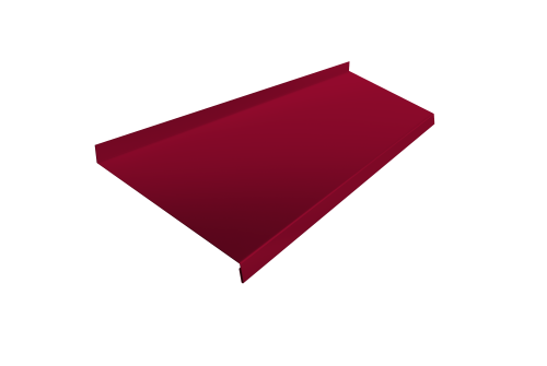Отлив простой 200 0,45 PE с пленкой RAL 3003 рубиново-красный (2м)