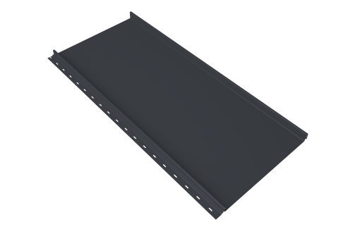 Кликфальц mini Grand Line 0,5 Drap с пленкой на замках RAL 7024 мокрый асфальт