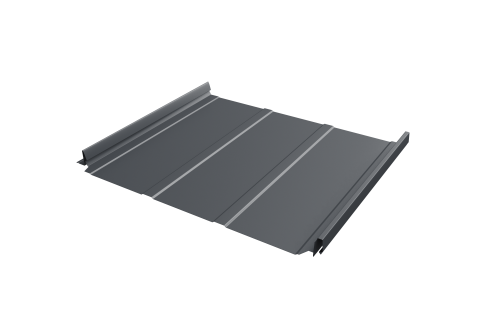 Кликфальц Pro Line Grand Line 0,5 Atlas X с пленкой на замках RAL 7024 мокрый асфальт