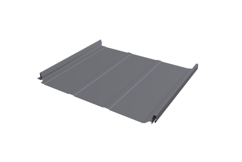 Кликфальц Pro Line Grand Line 0,45 Drap с пленкой на замках RAL 7004 сигнальный серый