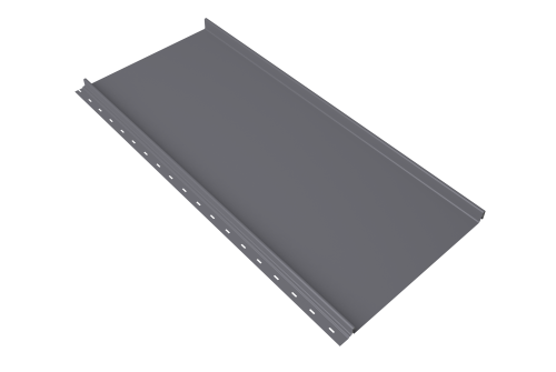 Кликфальц mini Grand Line 0,45 Drap с пленкой на замках RAL 7004 сигнальный серый