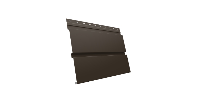 Квадро брус 0.5 Satin Мatt с пленкой RR 32 темно-коричневый