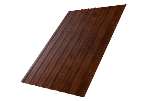 Профнастил С10A 0,45 Print Premium Cherry Wood Fresh TwinColor