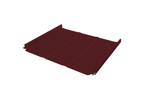 Кликфальц Pro Line Grand Line 0,45 Drap ST с пленкой на замках RAL 3005 красное вино