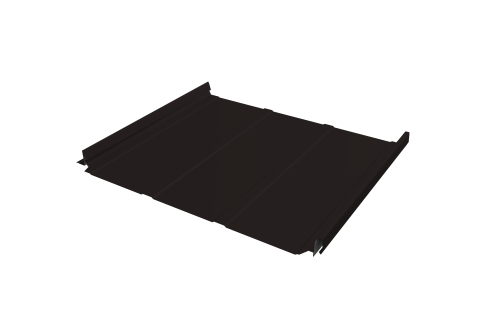 Кликфальц Pro Line Grand Line 0,45 Drap ST с пленкой на замках RAL 9005 черный