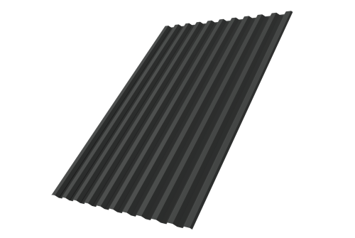 Профнастил С21R 0,5 Satin Matt RAL 7016 антрацитово-серый
