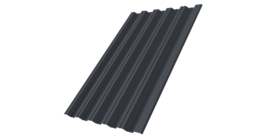 Профнастил HC35R Grand Line 0,5 PurPro RAL 7024 мокрый асфальт