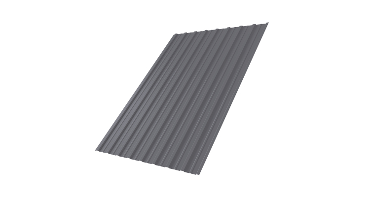 Профнастил С10A 0,7 PE RAL 7004 сигнальный серый