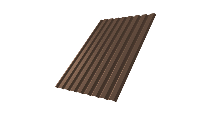 Профнастил С20А 0.4 PE RAL 8017 шоколад