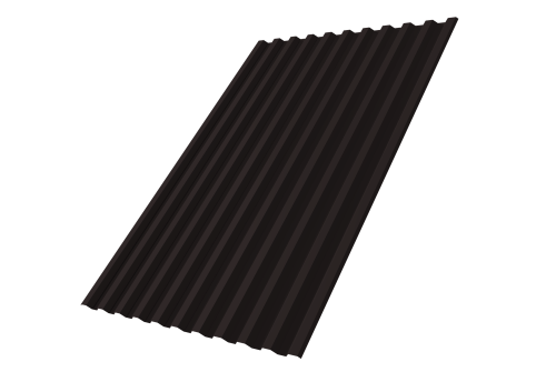 Профнастил С21R 0,45 Drap TR RAL 9005 черный