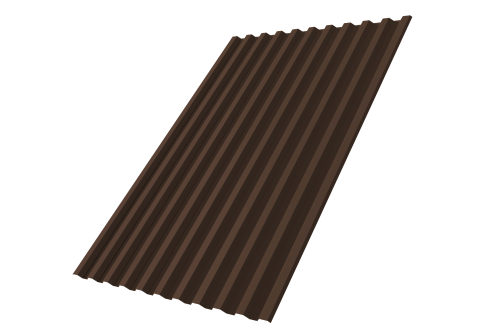 Профнастил С21R 0,5 Drap RAL 8017 шоколад