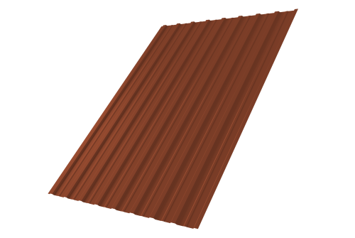 Профнастил С10A 0,45 Drap TR RAL 8004 терракота