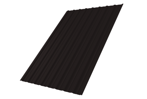 Профнастил С10A 0,45 Drap TR RAL 9005 черный