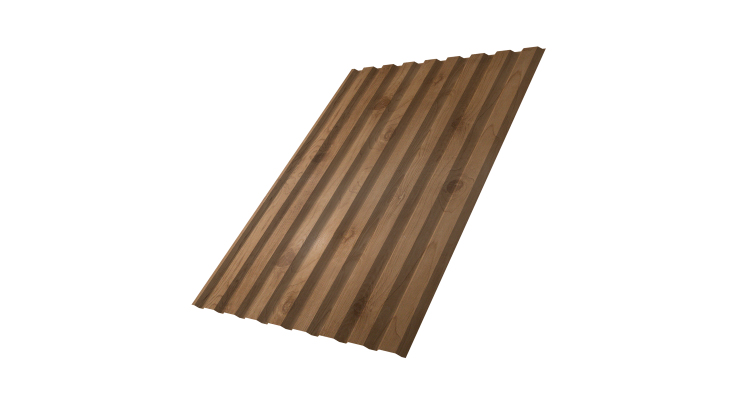 Профнастил С20A 0.45 Print Premium Pine Wood Fresh