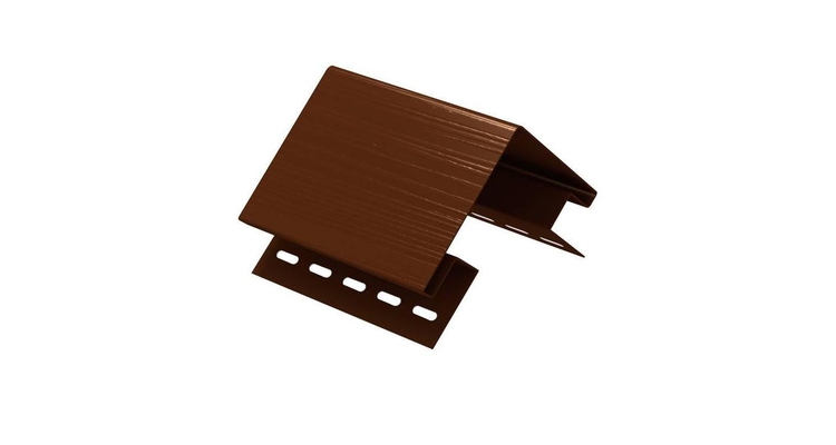 Наружный угол сайдинга 3050 ЮП (уп 5 шт), цвет коричневый