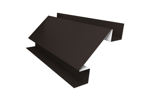 Планка угла внутреннего сложного Экобрус Grand Line 0,5 Satin Matt RR 32 темно-коричневый (2м)