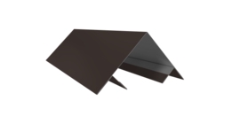 Планка угла внешнего составная верхняя 0,45 Drap RR 32 темно-коричневый (2м)