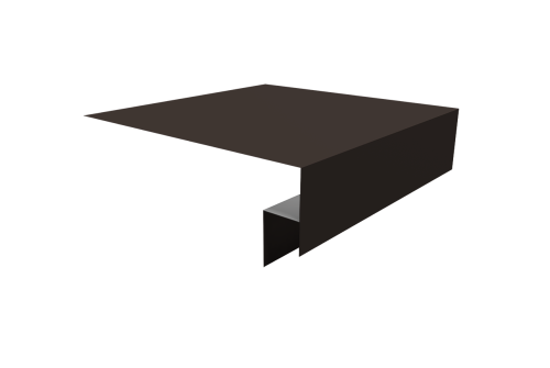 Планка околооконная сложная Экобрус Grand Line 200х50х25 0,45 Drap TX RR 32 темно-коричневый (2м)