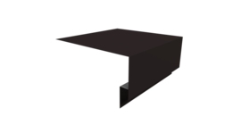 Планка околооконная сложная Экобрус Grand Line 250х75х25 0,5 Satin с пленкой RAL 9005 черный (3м)