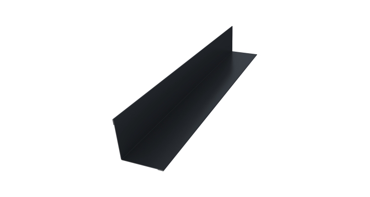 Угол внутренний 50х50 0,45 Drap ST RAL 7024 мокрый асфальт (3м)