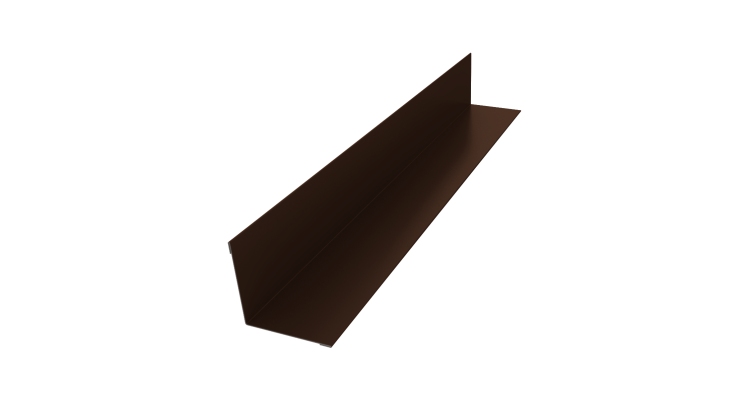 Угол внутренний 50х50 0,5 Drap RAL 8017 шоколад (2м)