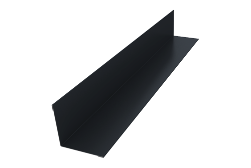 Угол внутренний 50х50 0,5 Drap TX RAL 7024 мокрый асфальт (3м)