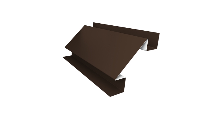 Угол внутренний сложный 75мм 0,5 Drap RAL 8017 шоколад (3м)