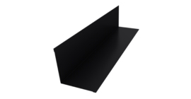 Угол внутренний 110х110 0,45 Drap ST RAL 9005 черный (2м)