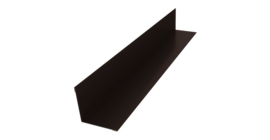 Угол внутренний 30х30 0,45 PE с пленкой RR 32 темно-коричневый (2м)