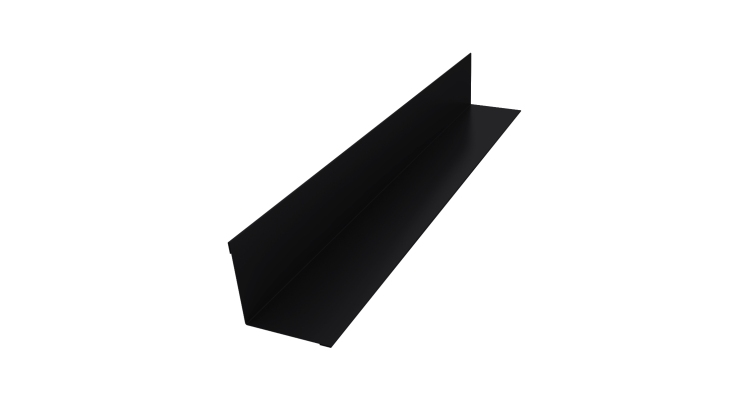 Угол внутренний 30х30 0,5 Drap RAL 9005 черный (2м)