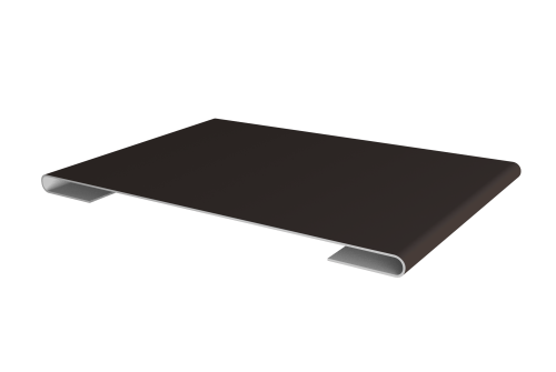 Планка стыковочная 0,5 Satin Matt RR 32 темно-коричневый (2м)