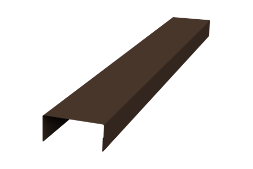 Крышка 45х20 жалюзи Texas 0,5 Drap TX RAL 8017 шоколад (3м)