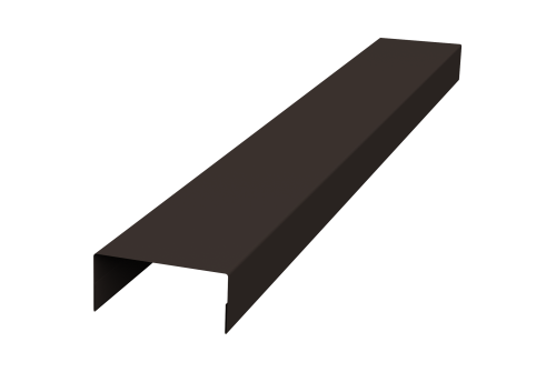 Крышка 45х20 жалюзи Texas 0,5 Drap TX RR 32 темно-коричневый (3м)