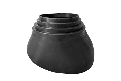 Ворот резиновый XL Vilpe 175-250 мм черный