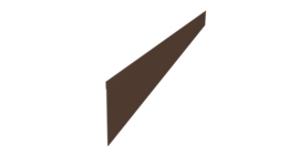 Ламель забора жалюзи Palermo 0,45 Drap-double TX RAL 8017 шоколад