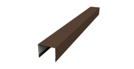 Крышка жалюзи Palermo 0,45 Drap ST RAL 8017 шоколад (2,5м)