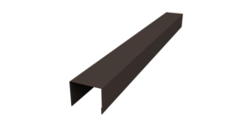 Крышка жалюзи Palermo 0,45 PE-Double RR 32 темно-коричневый (3м)